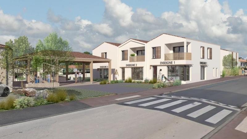 Extension pôle commercial et construction de 10 logements