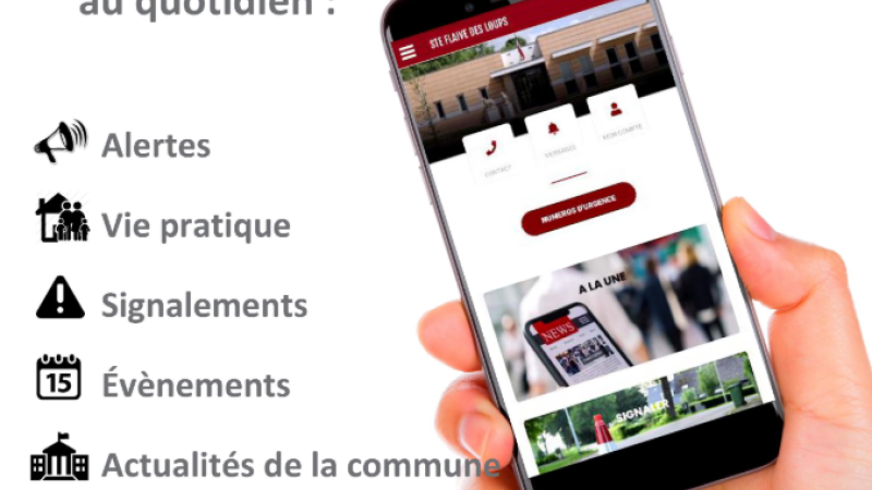Nouvelle application mobile de la commune
