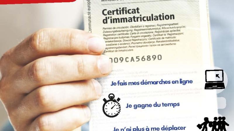 Certificat d'immatriculation