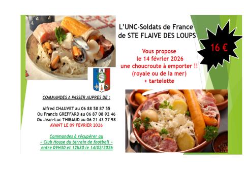 Choucroute à emporter